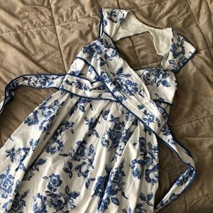 Porcelain Blue Tea Dress from England; by Jessica Simpson